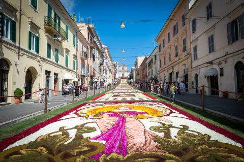 Tradizionale Infiorata di Genzano di Roma