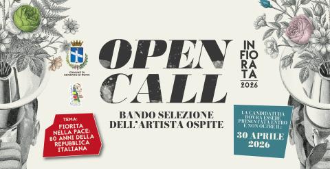 open call artista ospite Infiorata 2026