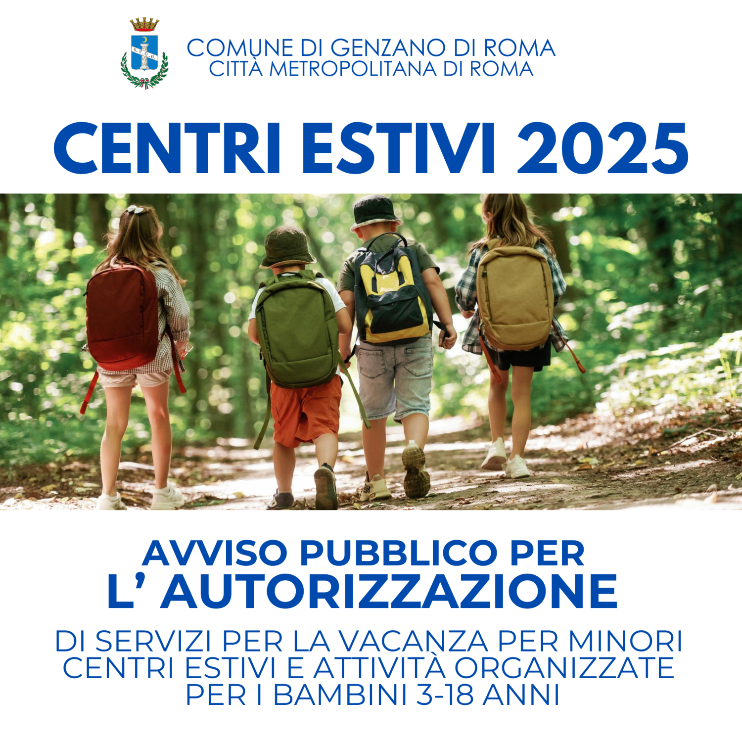 Avviso gestori Centri Estivi 2025