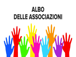 albo delle associazioni