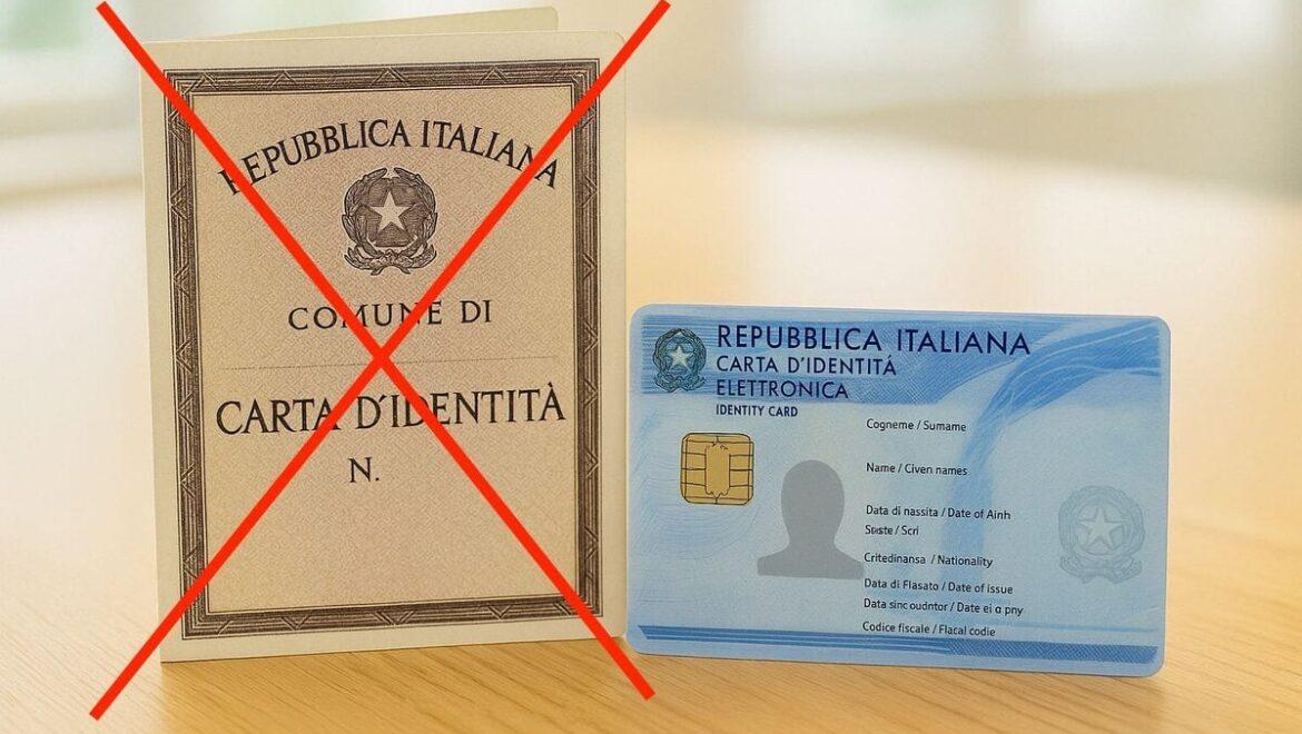 scadenza carte d'identità cartacee
